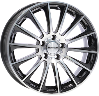 MONACO MC9 Gloss Black / Polished 8Jx18 Алуминиеви джанти MONACO MC9 Gloss Black / Polished 8Jx18