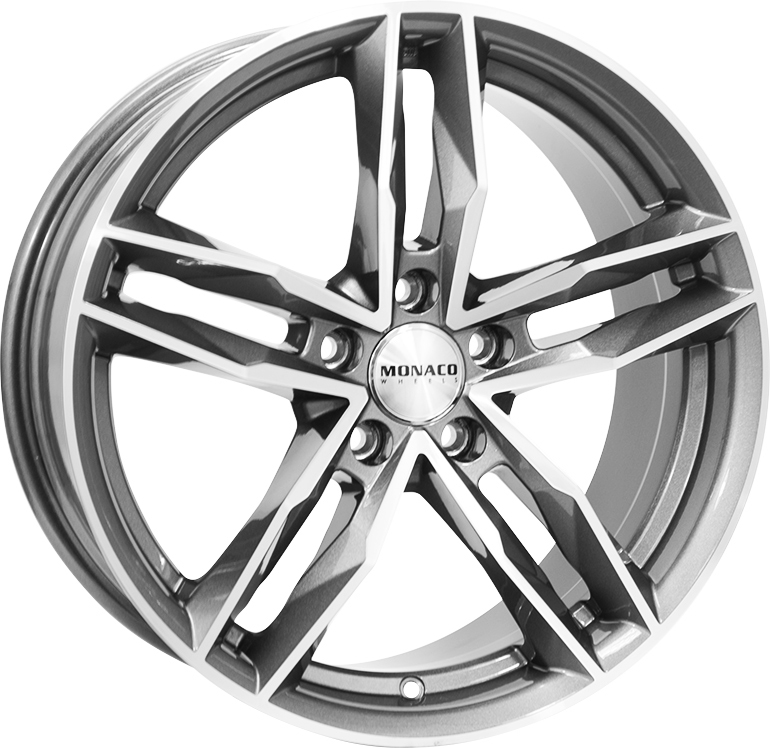 Алуминиеви джанти MONACO RR8M Anthracite / Polish 7.5Jx17