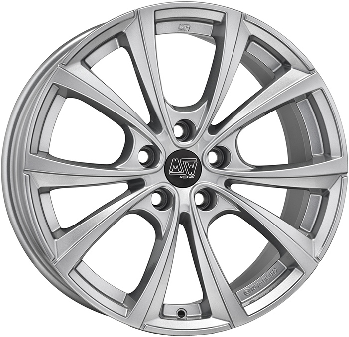MSW MSW 27T FULL SILVER 8.5Jx19 Ζάντες κραμάτων MSW MSW 27T FULL SILVER 8.5Jx19