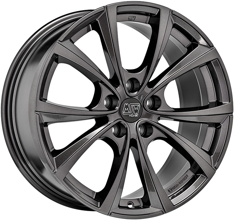 MSW MSW 27T GLOSS DARK GREY 9.5Jx19 Ζάντες κραμάτων MSW MSW 27T GLOSS DARK GREY 9.5Jx19