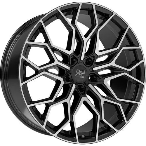 Ζάντες κραμάτων MSW MSW 51 GLOSS BLACK FULL POLISHED 8.5Jx20