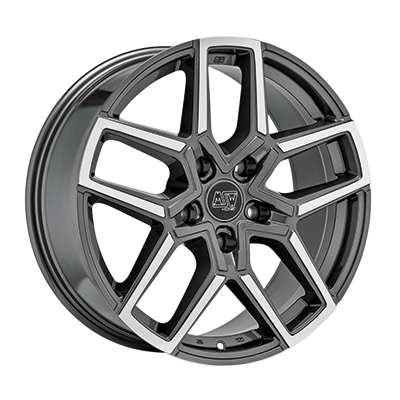 Алуминиеви джанти MSW MSW 52 GLOSS GUN METAL FULL POLISHED 8.5Jx20