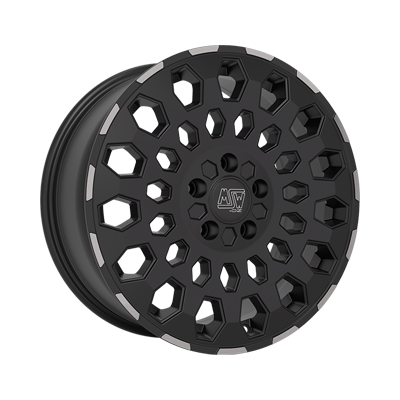 Алуминиеви джанти MSW MSW 99 VAN MATT BLACK LIP POLISHED 7.5Jx18