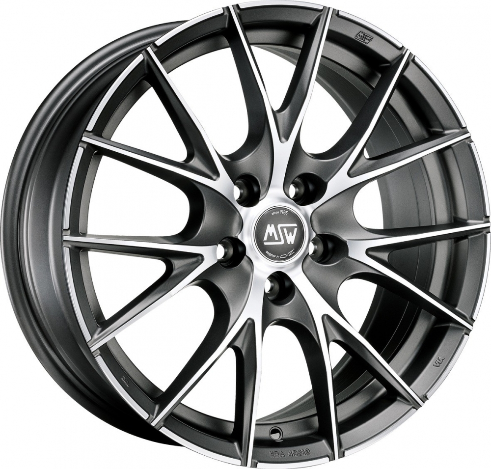 Алуминиеви джанти MSW MSW 25 MATT TITANIUM FULL POLISHED 9Jx18