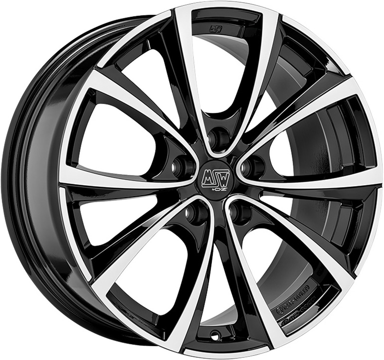 MSW MSW 27T GLOSS BLACK FULL POLISHED 9.5Jx19 Алуминиеви джанти MSW MSW 27T GLOSS BLACK FULL POLISHED 9.5Jx19