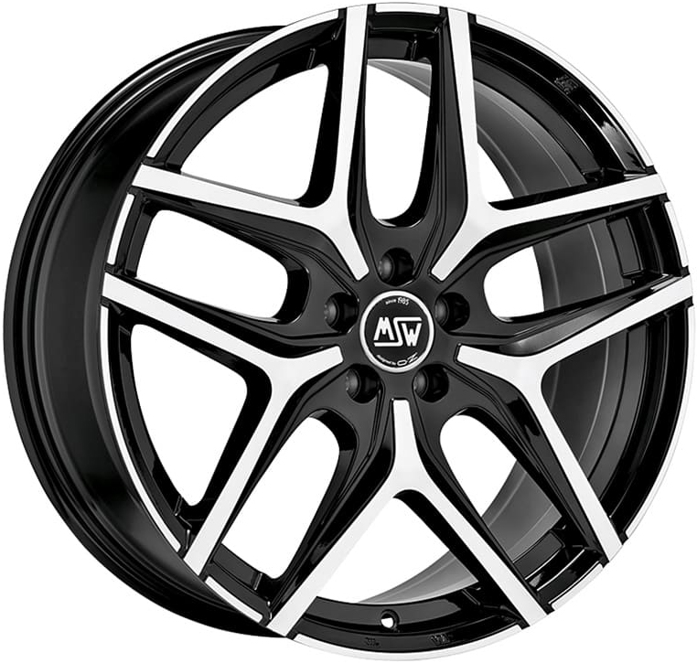 Jante din aliaj MSW MSW 40 GLOSS BLACK FULL POLISHED 8.5Jx20