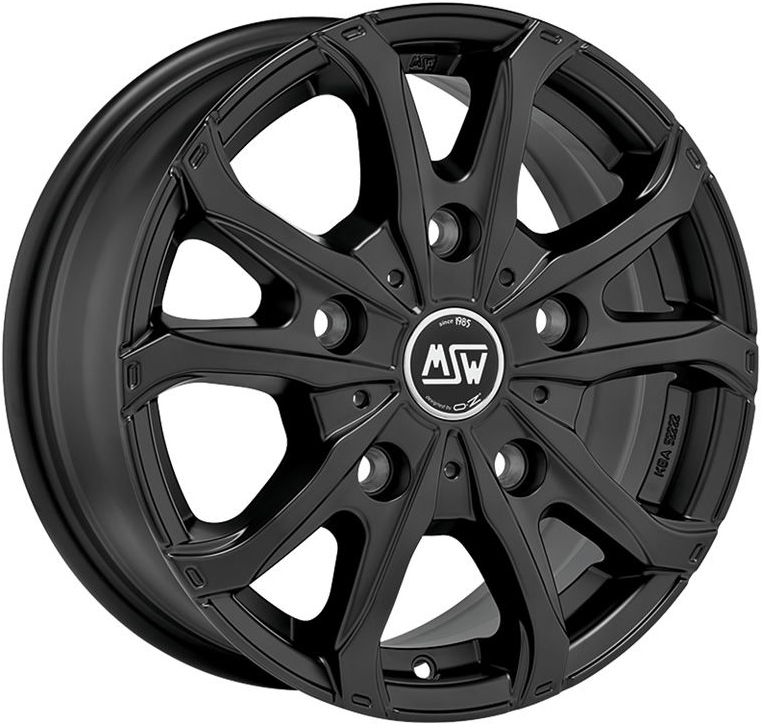 Ζάντες κραμάτων MSW MSW 48 VAN MATT BLACK 7Jx17