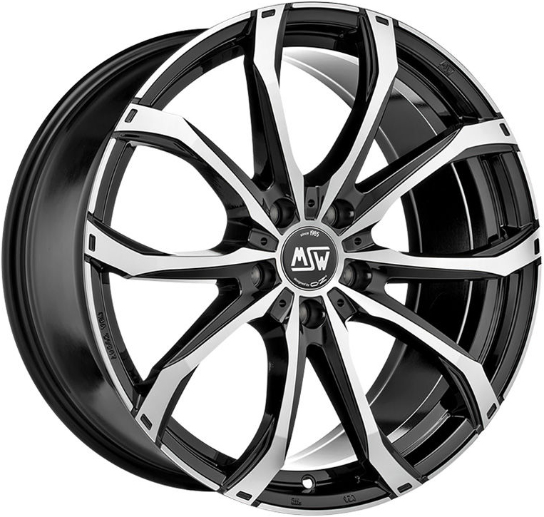 Алуминиеви джанти MSW MSW 48 GLOSS BLACK FULL POLISHED 10Jx21