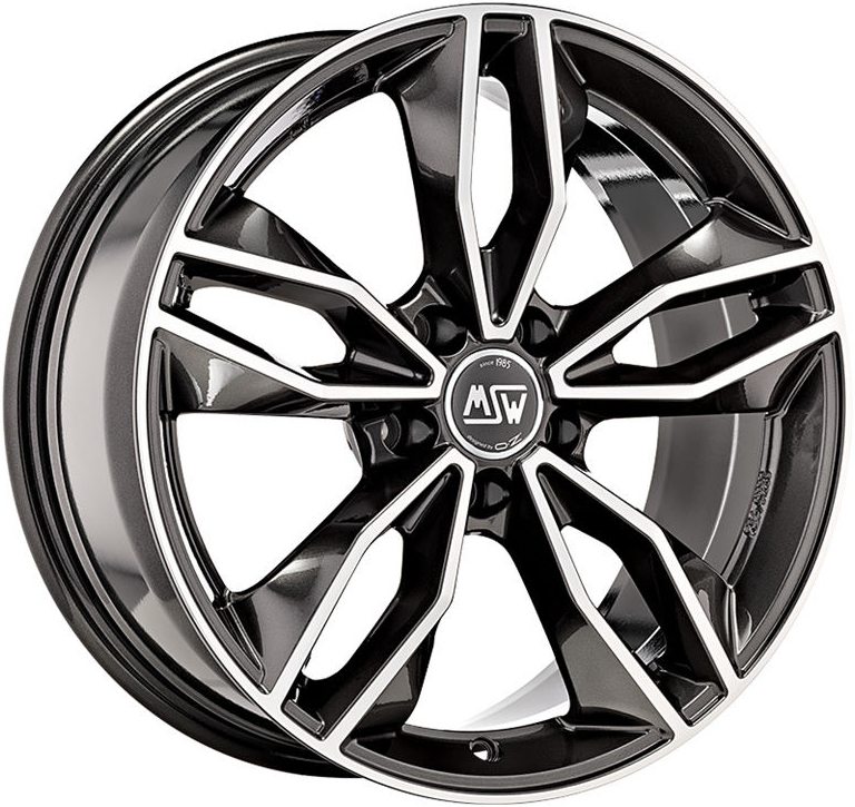 Jante din aliaj MSW MSW 71 GLOSS DARK GREY FULL POLISHED 7.5Jx17