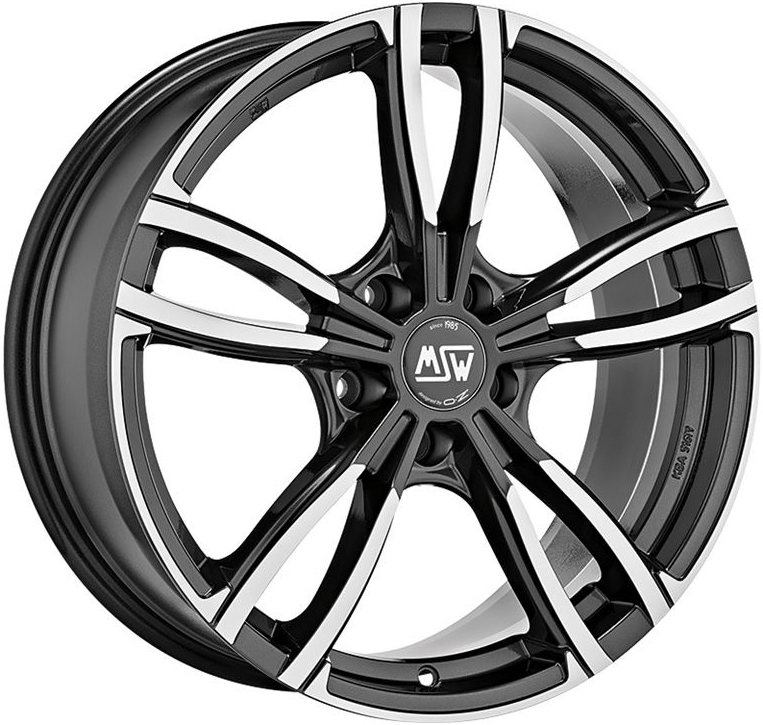 Алуминиеви джанти MSW MSW 73 GLOSS DARK GREY FULL POLISHED 7.5Jx17