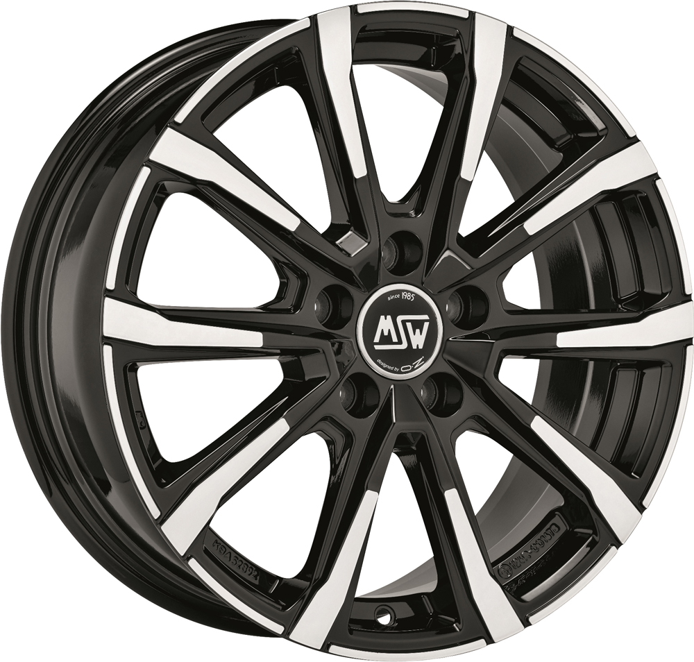 Jante din aliaj MSW MSW 79 GLOSS BLACK FULL POLISHED 7Jx17