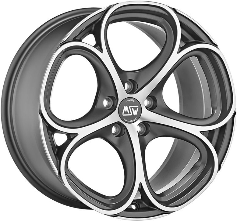 Алуминиеви джанти MSW MSW 82 MATT GUN METAL FULL POLISHED (MGMFP) 8Jx18