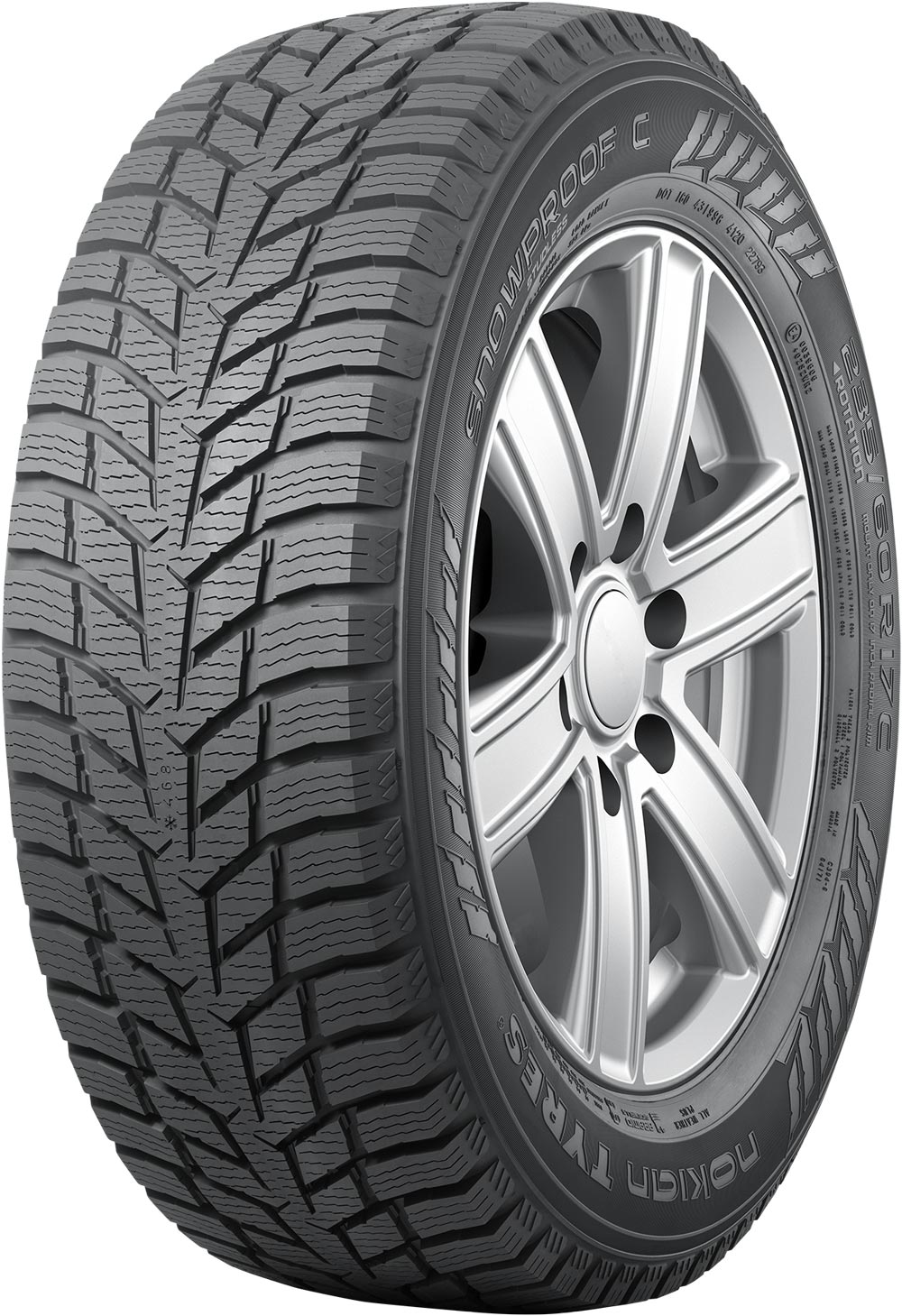 Ελαστικά για κλούβες NOKIAN SNOWPROOF C 195/75 R16 110R