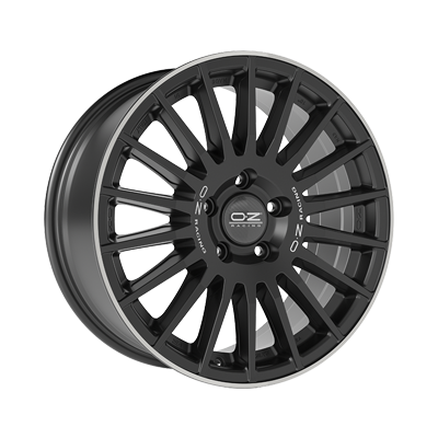 Ζάντες κραμάτων OZ RALLY DESERT MATT BLACK SILVER LET. DIAMOND LIP 8Jx18