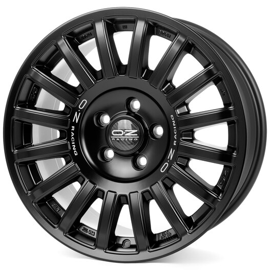 OZ RALLY DESERT MATT BLACK SILVER LETTERING 8Jx18 Алуминиеви джанти OZ RALLY DESERT MATT BLACK SILVER LETTERING 8Jx18