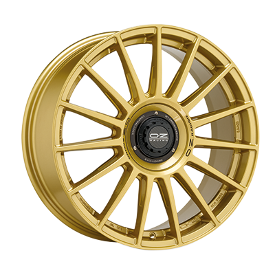 Jante din aliaj OZ SUPERTURISMO EVOLUZIONE RACE GOLD BLACK LETTERING 8Jx18