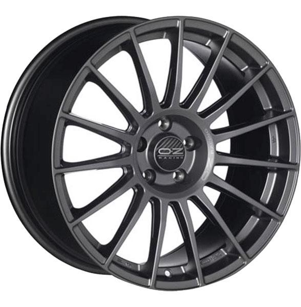 OZ SUPERTURISMO LM-MG MATT GRAPHITE SILVER LETTERING 7.5Jx17 Ζάντες κραμάτων OZ SUPERTURISMO LM-MG MATT GRAPHITE SILVER LETTERING 7.5Jx17
