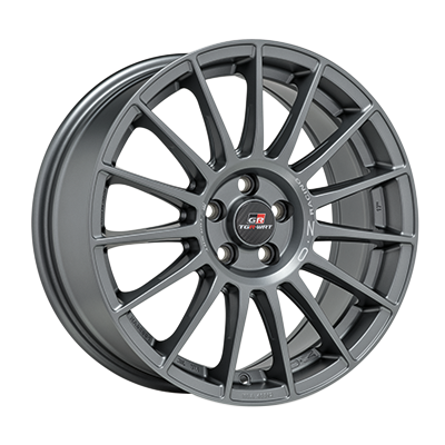 Ζάντες κραμάτων OZ SUPERTURISMO TGR-WRT MATT GRAPHITE + SILVER LETTERING 7.5Jx17