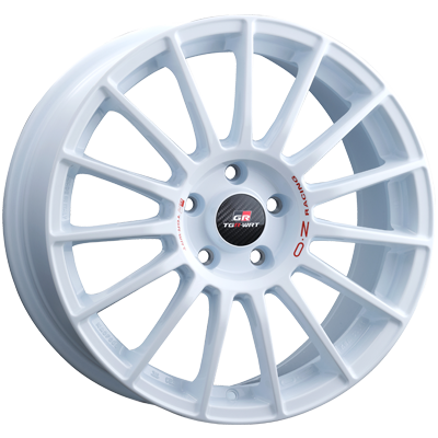 Ζάντες κραμάτων OZ SUPERTURISMO TGR-WRT RACE WHITE + RED LETTERING 8Jx18