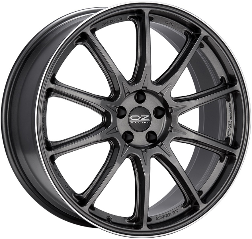 Ζάντες κραμάτων OZ HYPER XT HLT STAR GRAPHITE DIAMOND LIP 11.5Jx22