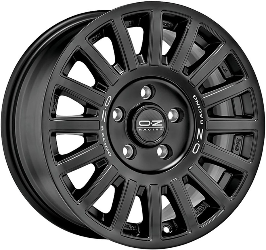 Ζάντες κραμάτων OZ RALLY RAID MATT BLACK SILVER LETTERING 8.5Jx18