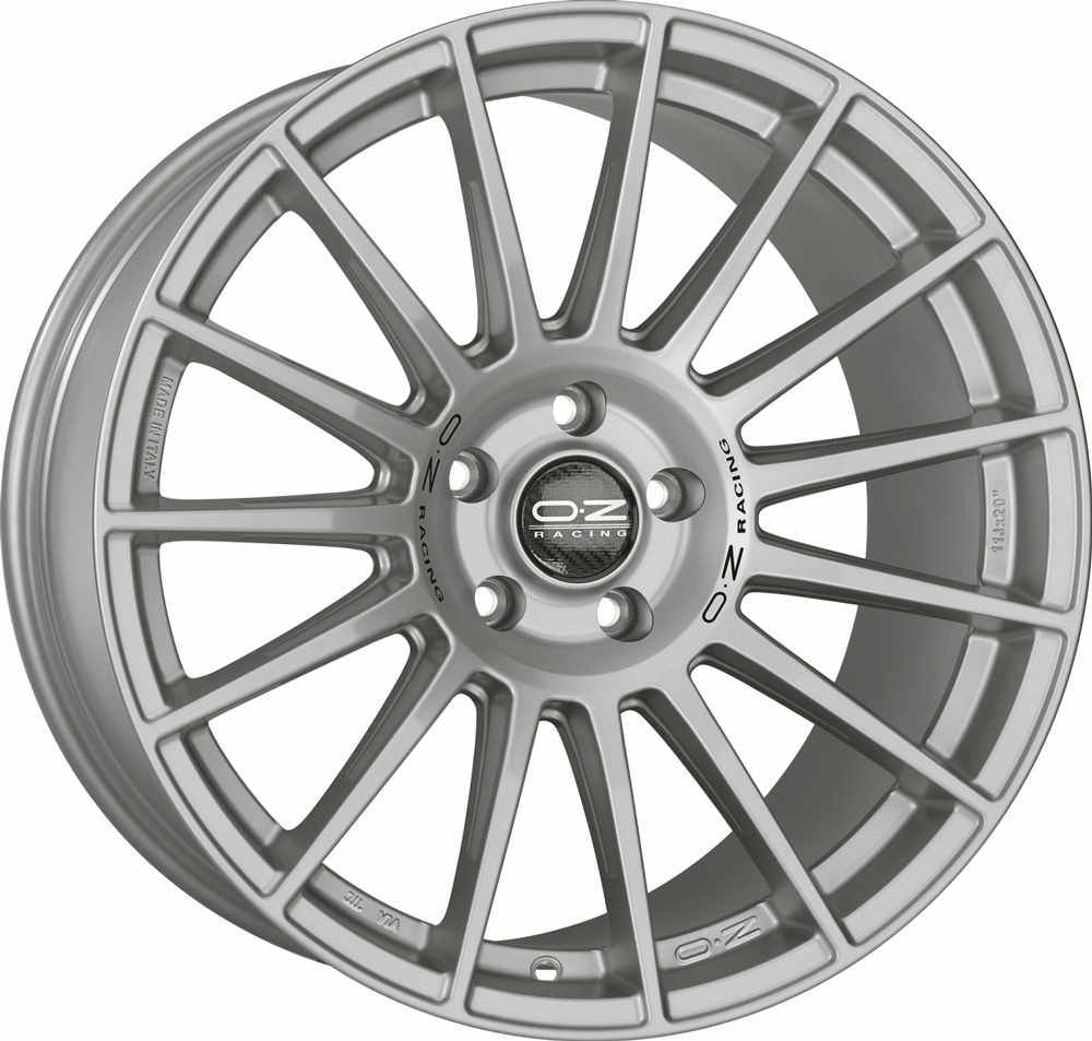 Алуминиеви джанти OZ SUPERTURISMO DAKAR MATT RACE SILVER BLACK LETTERING 8.5Jx21