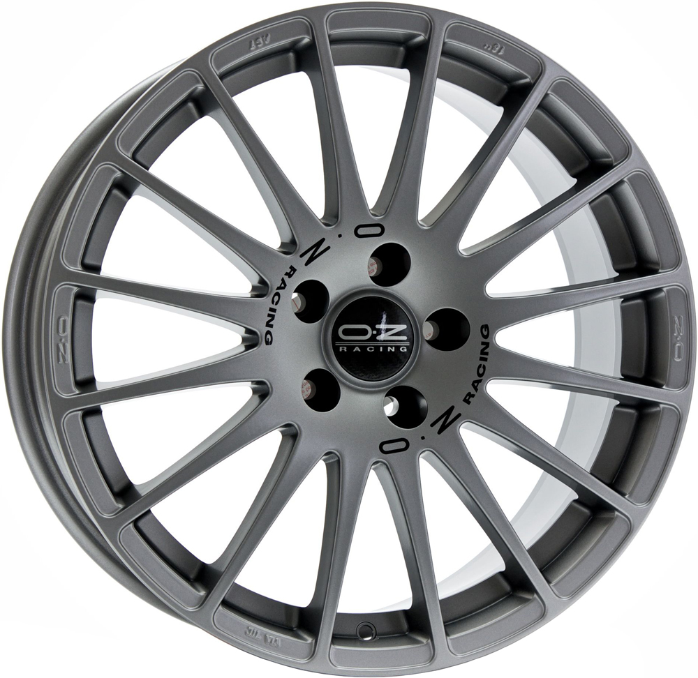 Алуминиеви джанти OZ SUPERTURISMO GT GRIGIO CORSA BLACK LETTERING 7Jx16