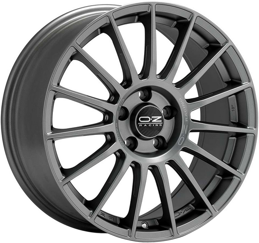 Ζάντες κραμάτων OZ SUPERTURISMO LM MATT GRAPHITE SILVER LETTERING 8Jx18