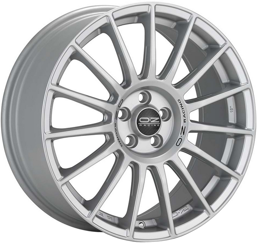 Jante din aliaj OZ SUPERTURISMO LM MATT RACE SILVER BLACK LETTERING 7.5Jx18