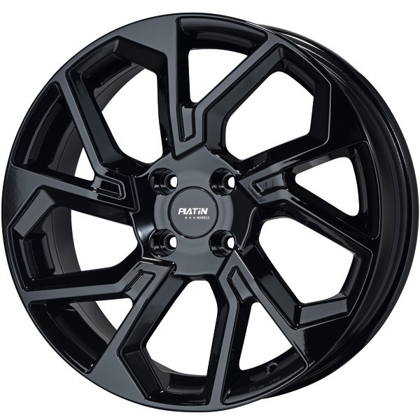PLATIN P 103 BLACK GLOSSY 7Jx18 Ζάντες κραμάτων PLATIN P 103 BLACK GLOSSY 7Jx18
