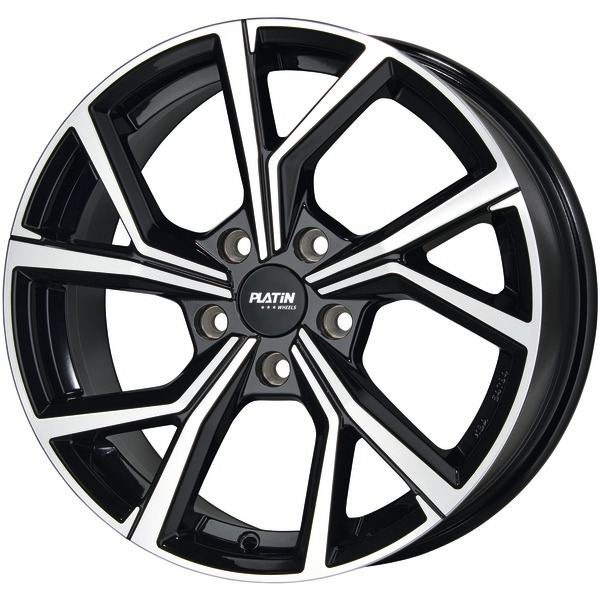 Ζάντες κραμάτων PLATIN P 115 BLACK POLISHED 7.5Jx18