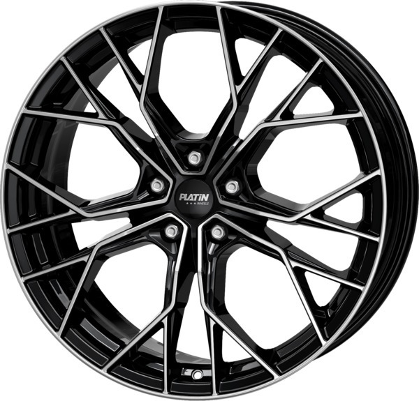 PLATIN P 118 BLACK POLISHED 8Jx18 Алуминиеви джанти PLATIN P 118 BLACK POLISHED 8Jx18