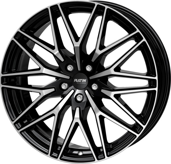 PLATIN P 123 BLACK POLISHED 7.5Jx18 Ζάντες κραμάτων PLATIN P 123 BLACK POLISHED 7.5Jx18