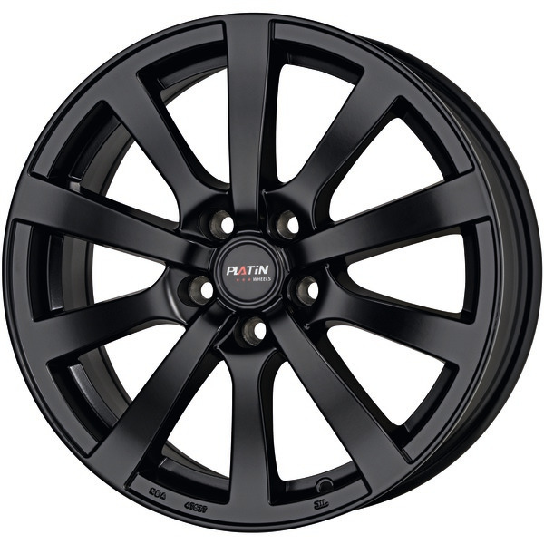 Алуминиеви джанти PLATIN P 58 MATT BLACK 8Jx18