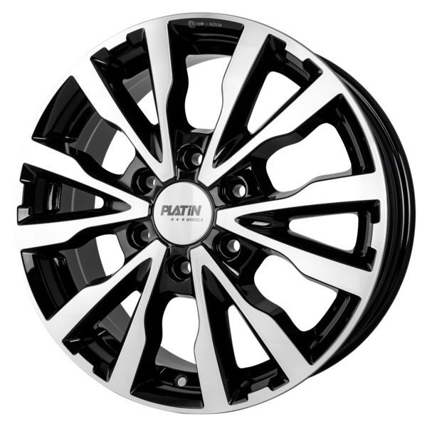PLATIN P 86 BLACK POLISHED 6.5Jx17 Ζάντες κραμάτων PLATIN P 86 BLACK POLISHED 6.5Jx17