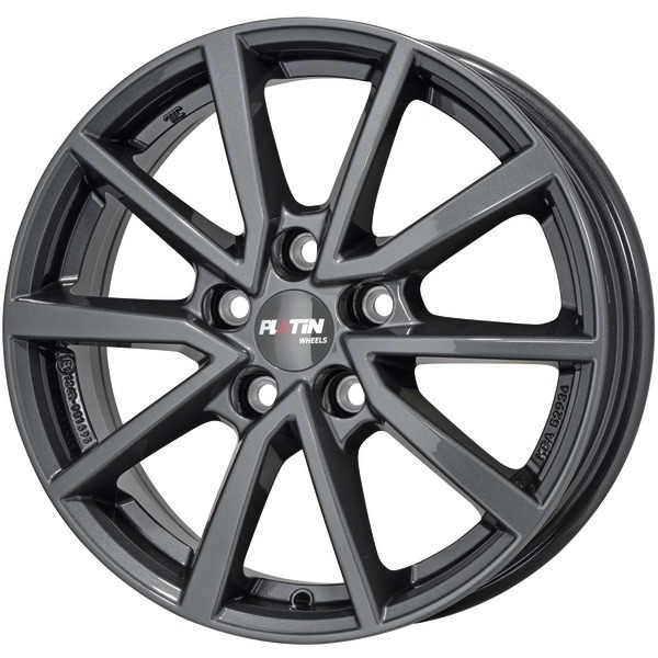 Алуминиеви джанти PLATIN P 95 DARK GREY 6Jx16
