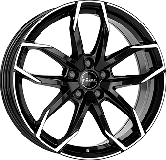 RIAL LUCCA Gloss Black / Polished 6.5Jx16 Алуминиеви джанти RIAL LUCCA Gloss Black / Polished 6.5Jx16