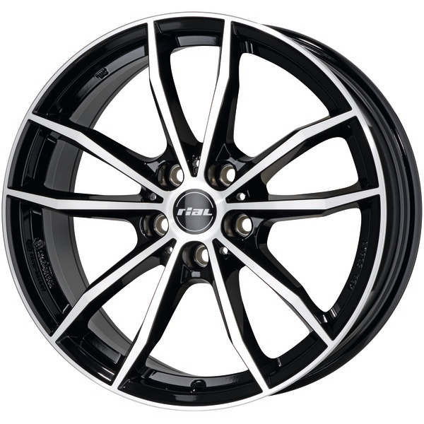 RIAL X12 DIAMANT-SCHW FPOL 7.5Jx18 Jante din aliaj RIAL X12 DIAMANT-SCHW FPOL 7.5Jx18
