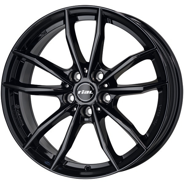 RIAL X12 DIAMANT-SCHWARZ 7.5Jx17 Jante din aliaj RIAL X12 DIAMANT-SCHWARZ 7.5Jx17