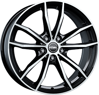 Алуминиеви джанти RIAL X12X Gloss Black / Polished 9Jx20