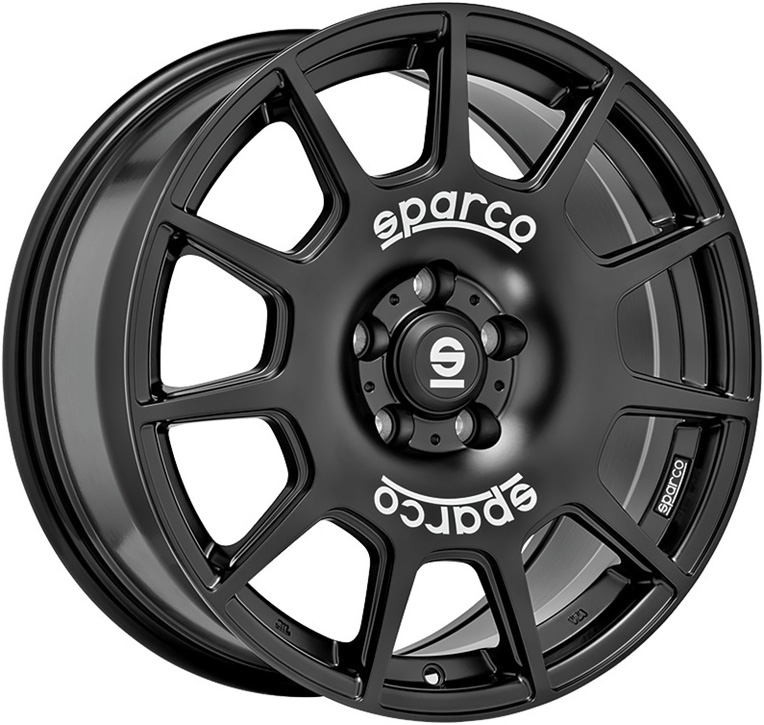 Алуминиеви джанти SPARCO SPARCO TERRA MATT BLACK WHITE LETTERING 7Jx16