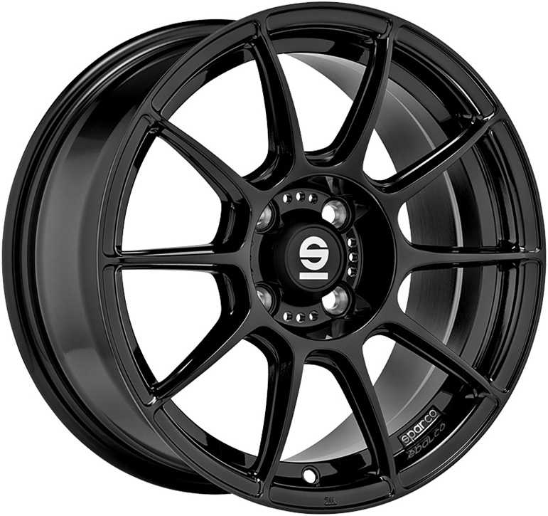SPARCO SPARCO FF 1 GLOSS BLACK 8Jx17 Ζάντες κραμάτων SPARCO SPARCO FF 1 GLOSS BLACK 8Jx17