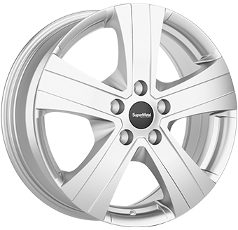 Алуминиеви джанти SUPER METAL HAMMER Silver 6.5Jx16