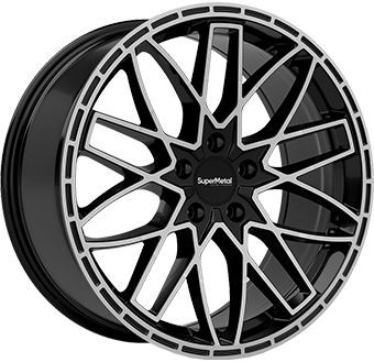 Алуминиеви джанти SUPER METAL VANE Gloss Black / Polished 8Jx20