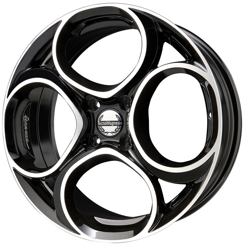 TECNOMAGNESIO JUNIOR 4 BLACK MIRROR 6.5Jx17 Jante din aliaj TECNOMAGNESIO JUNIOR 4 BLACK MIRROR 6.5Jx17