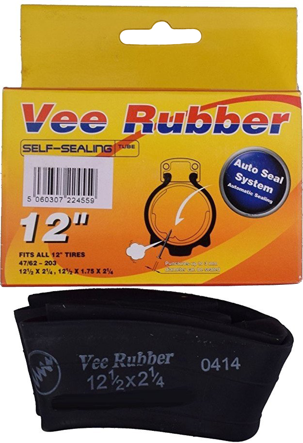 product_type-velo_tires VEE RUBBER Вътрешна 12x1/2x1.75x2 1/4 / 47-203 AV 40мм+BOX self sealing