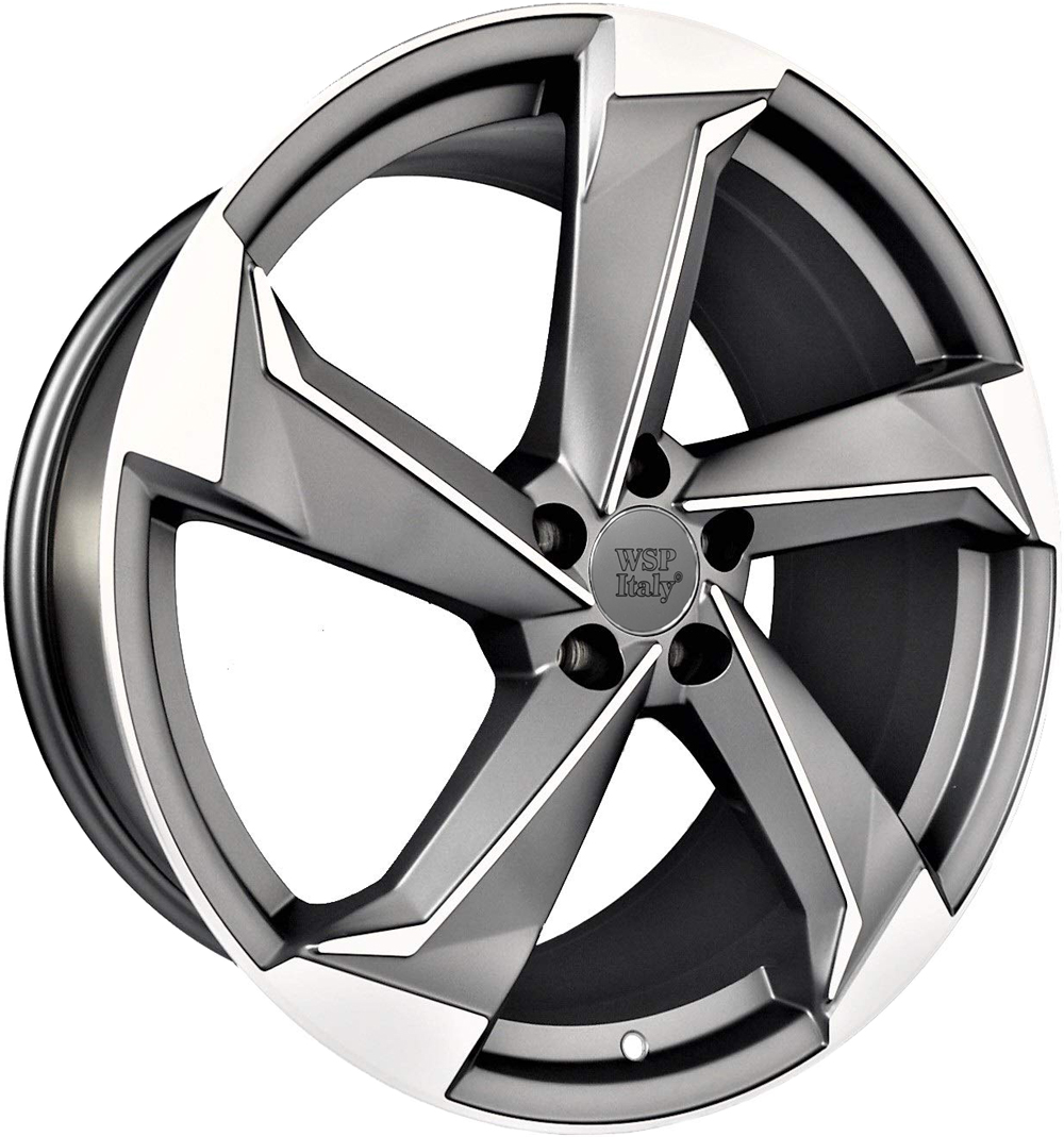 WSP AUDI 5627-GMP GRAPHITE MATT POLISHED 9Jx20 Ζάντες κραμάτων WSP AUDI 5627-GMP GRAPHITE MATT POLISHED 9Jx20