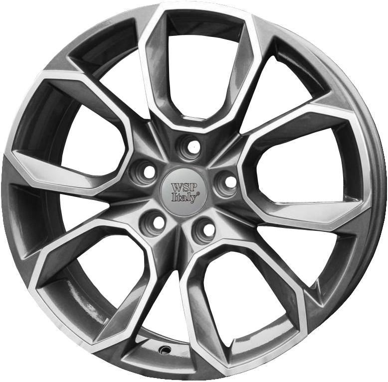 Ζάντες κραμάτων WSP AUDI D1310-GFP GRAPHITE FULL POLISHED 8Jx18