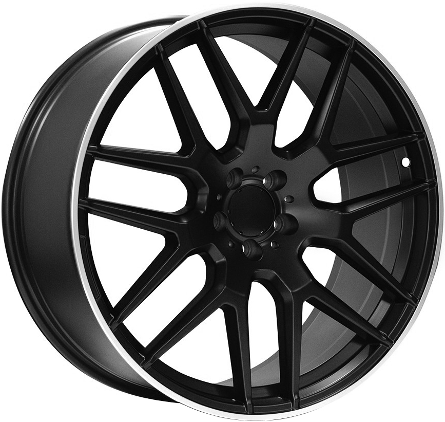 WSP MERCEDES 7132-BMP BLACK MATT POLISHED 10Jx22 Jante din aliaj WSP MERCEDES 7132-BMP BLACK MATT POLISHED 10Jx22
