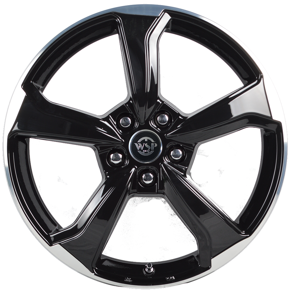 Jante din aliaj WSP AUDI WD005 FORMENTERA GLOSSY BLACK POLISHED 7Jx18